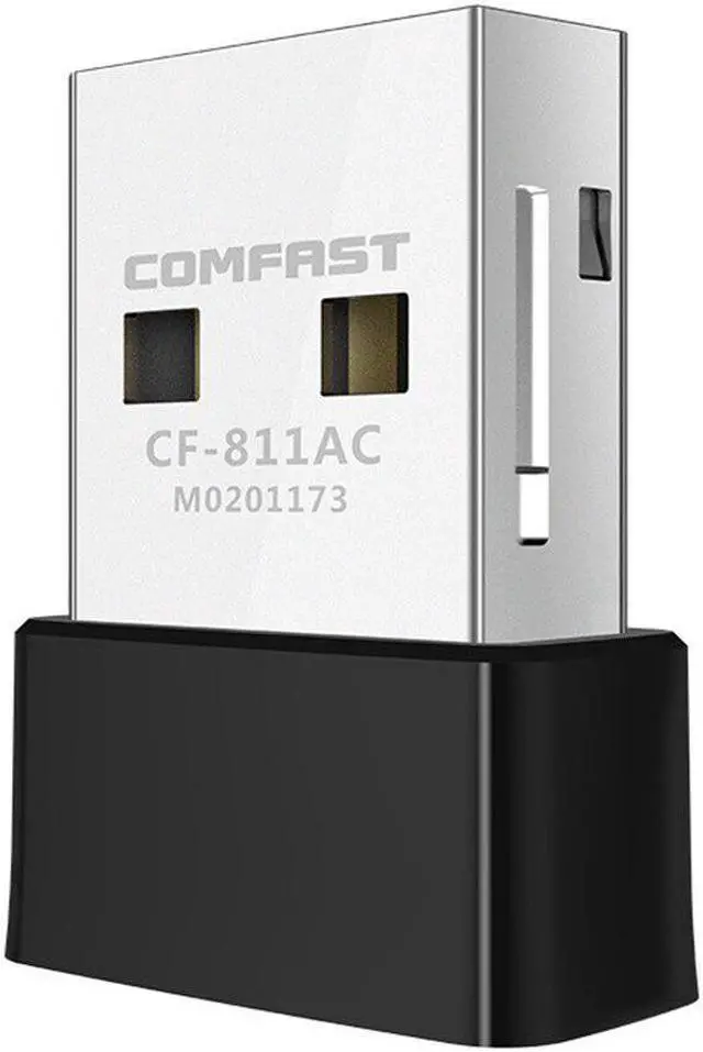 Alt view image 2 of 5 - Internet Laptop 650 Mbps Receiver Outdoor Desktop PC USB Wifi Adapter Home Wireless Mini Dual Band Network