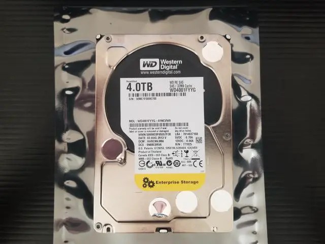 Alt view image 6 of 8 - WD WD4001FYYG RE WD4001FYYG 4 TB Hard Drive - 3.5" Internal - SAS (6Gb/s SAS)