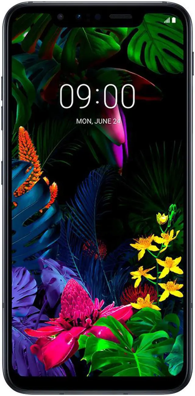 Alt view image 2 of 7 - LG G8S ThinQ (LM-G810EAW) 6GB / 128GB 6.2-inches LTE Dual SIM Factory Unlocked (Mirror Black) (International Version)