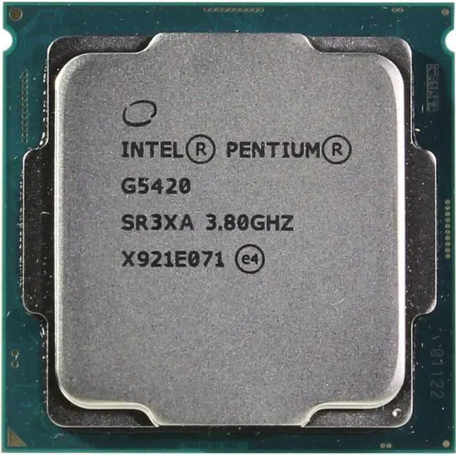 Main image of Intel Pentium Gold G5420 Coffee Lake Dual-Core, 4-Thread, 3.8 GHz LGA 1151 (300 Series) 54W  Desktop Processor Intel UHD Graphics 610