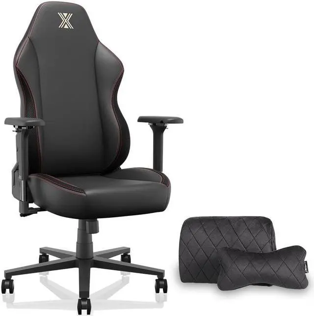 Main image of Office PC Gaming Chair Ergonomic Office Chair Desk Chair with Lumbar Support Flip Up Arms Headrest PU Leather Executive High Back Computer Chair for Adults Women Men (PU Black)