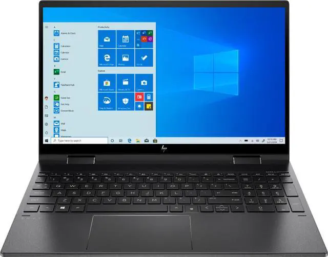 Alt view image 3 of 7 - HP Envy X360 2-in-1 15.6" Micro-edg FHD IPS Multitouch Screen Laptop | AMD Ryzen 5 4500U|8GB DDR4|256GB M.2 SSD| Backlit Keyboard | Fingerprint |Windows 10| Nightfall Black