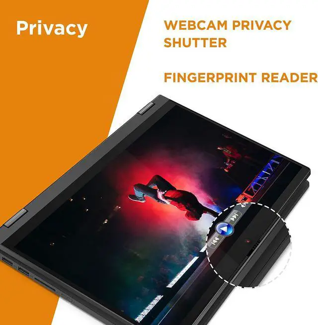 Alt view image 6 of 7 - Lenovo Flex 5 14" 2-in-1 Touchscreen Customized Laptop | 6-Core AMD Ryzen 5 4500U | 16GB DDR4 RAM 1024GB  SSD | Full HD IPS | Backlit Keyboard | Windows 10 | Digital Pen Included | Grey