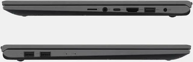 Alt view image 5 of 6 - ASUS VivoBook 15.6" Touchscreen Customized Laptop | 10th Gen Quad-Core Intel Core i5-1035G1 | 20GB DDR4 RAM 256GB  SSD | FHD (1920 x 1080) NanoEdge Display | Fingerprint Reader | Windows 10 | Gray