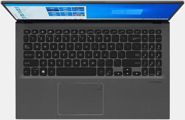 Alt view image 2 of 6 - ASUS VivoBook 15.6" Touchscreen Customized Laptop | 10th Gen Quad-Core Intel Core i5-1035G1 | 20GB DDR4 RAM 256GB  SSD | FHD (1920 x 1080) NanoEdge Display | Fingerprint Reader | Windows 10 | Gray