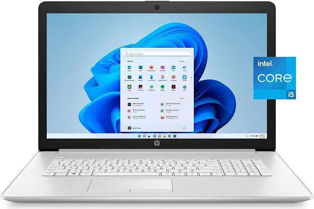 Main image of HP 17.3" FHD IPS Customized Laptop | 11th Gen Quad-Core Intel Core i5-1135G7(Beats i7-8500) | 12GB DDR4 RAM 1024GB  SSD  | Iris Xe Graphics | Backlit KB | Windows 11 Home | Silver