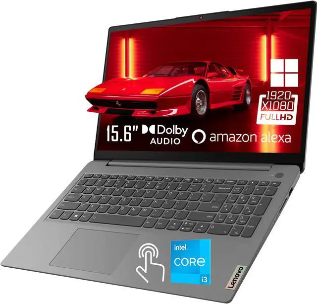 Main image of Lenovo Ideapad 3i, 15.6" FHD Touchscreen Laptop, Intel Core i3-1115G4(Beats i5-1035G4, 3.0 GHz Base Clock), 16GB DDR4 RAM 512GB SSD, Dolby Audio, WiFi 6, Alexa, Bluetooth 5.1, HDMI, Win11 Home