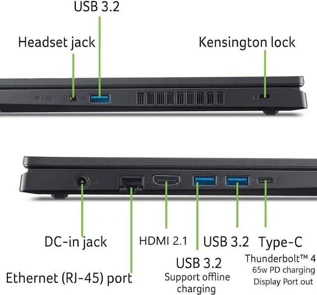 Alt view image 6 of 6 - Lenovo Legion 5i 16" 2.5K Gaming Laptop,14th Gen Intel 24-Core i9-14900HX, 165Hz 350-Nits Display, GeForce RTX 4060, 64GB DDR5 4TB SSD, 4 Zone RGB Backlit KB, Win11 Pro