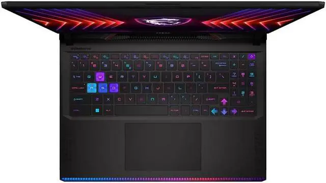 Alt view image 2 of 6 - MSI Raider GE68HX Gaming Laptop, 16" FHD+ 144Hz Display, Intel 24 Core i9-14900HX(Up to 5.8 GHz), GeForce RTX 4070, 32GB DDR5 2TB SSD, Thunderbolt 4, Wi-Fi 7, RGB Keyboard, With 512GB SSD, Win11 Home