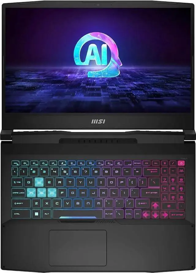 Alt view image 7 of 7 - MSI Katana 15.6" 144Hz Premium Gaming Laptop, AMD Ryzen 9 8945HS(Beat i9-13900H, 5.2 GHz), NVIDIA GeForce RTX 4070, 32GB DDR5 1TB SSD, Wi-Fi 6E, 4-Zone RGB Keyboard, AI & VR Ready, Win11 Home