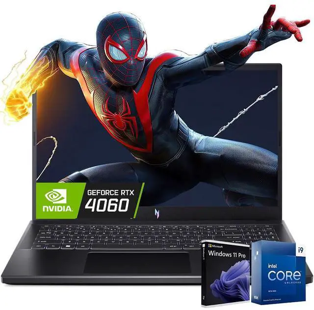 Main image of Acer Nitro V15 15.6" FHD 144Hz Gaming Laptop, Intel 14 Core i9-13900H(Up to 5.40 GHz), 32GB DDR5 1TB Gen 4 SSD, GeForce RTX 4060, Backlit KB, RJ-45, Win11 Pro