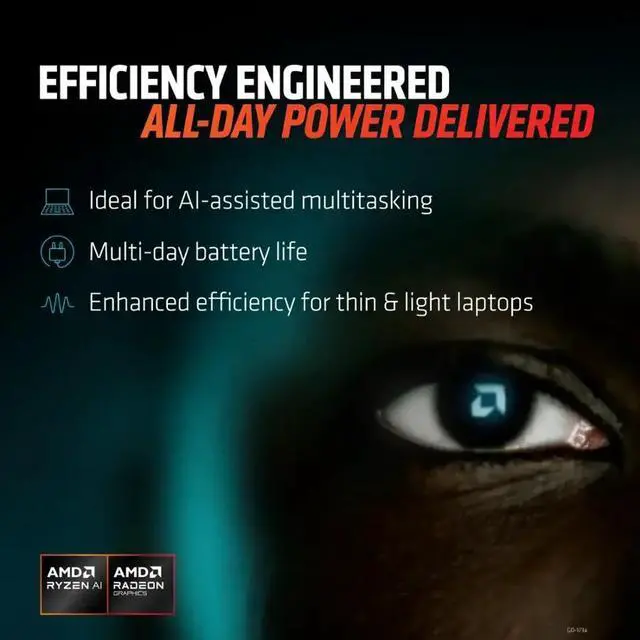 Alt view image 2 of 7 - Lenovo Yoga 7 2-in-1 Copilot+PC Laptop, 16" WUXGA Touchscreen Display, AMD Ryzen AI 5 340(Beat Intel Core Ultra 5 125H), 16GB LPDDR5X RAM 2TB SSD, Backlit Keyboard, Fingerprint Reader, Win11 Home