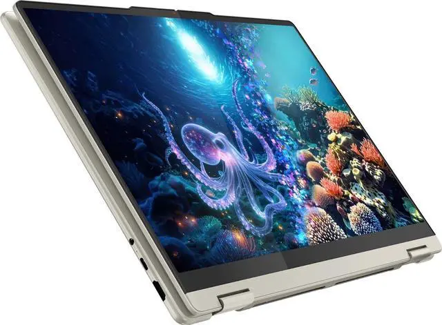 Alt view image 6 of 7 - Lenovo Yoga 7 2-in-1 Copilot+PC Laptop, 16" WUXGA Touchscreen Display, AMD Ryzen AI 5 340(Beat Intel Core Ultra 5 125H), 16GB LPDDR5X RAM 2TB SSD, Backlit Keyboard, Fingerprint Reader, Win11 Home