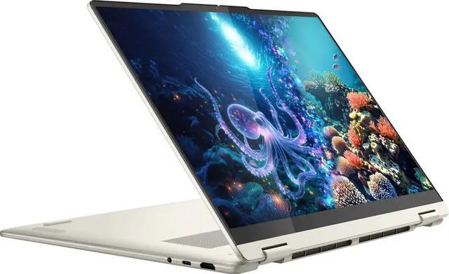 Alt view image 4 of 7 - Lenovo Yoga 7 2-in-1 Copilot+PC Laptop, 16" WUXGA Touchscreen Display, AMD Ryzen AI 5 340(Beat Intel Core Ultra 5 125H), 16GB LPDDR5X RAM 2TB SSD, Backlit Keyboard, Fingerprint Reader, Win11 Home