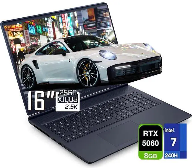 Main image of Dell Alienware 16 Aurora Gaming Laptop, 16" WQXGA 120Hz Display, Intel 10-Core 7 240H(Up to 5.2GHz), GeForce RTX 5060 8GB GDDR7, 32GB DDR5 2TB SSD, RGB Backlit KB, Wi-Fi 7, Thunderbolt 4, Win11 Home