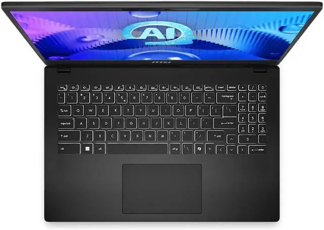 Alt view image 5 of 7 - MSI Modern 15H 15.6" FHD Touchscreen AI Laptop, Intel 16-Core Ultra 9 185H(Up to 5.1 GHz), 32GB DDR5 RAM, 1TB SSD, Intel Arc Graphics, Backlit Keyboard, Wi-Fi 6E, Bluetooth 5.3, Win11 Home