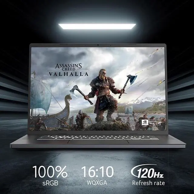 Alt view image 2 of 7 - Acer Chromebook Plus 516 GE Cloud Gaming Laptop with Google AI, 16" QHD 120Hz, Intel 10-Core 5 120U, NVIDIA GeForce Now, 8GB LPDDR4X 512GB SSD, RGB Backlit Keyboard, With 2TB Cloud Storage, Chrome OS