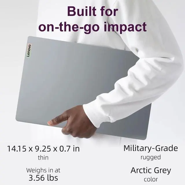Alt view image 7 of 7 - Lenovo IdeaPad Slim 3 Laptop, 15.6 FHD Touchscreen 300 nits Display, AMD Ryzen 7 5825U (Up to 4.5 GHz), AMD Radeon Graphics, 16GB DDR4 2TB SSD, Wi-Fi 6, Bluetooth 5.2, Dolby Audio, Win11 Home
