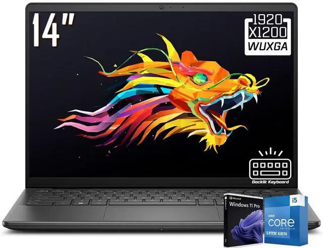 Main image of Dell Inspiron 14 Business & Student Laptop, 14" 16:10 FHD+ 300nits Display, Intel Core i5-1334U(Up to 4.6 GHz), 32GB DDR5 RAM / 1TB SSD, Intel UHD Graphics, Backlit Keyboard, Win11 Pro