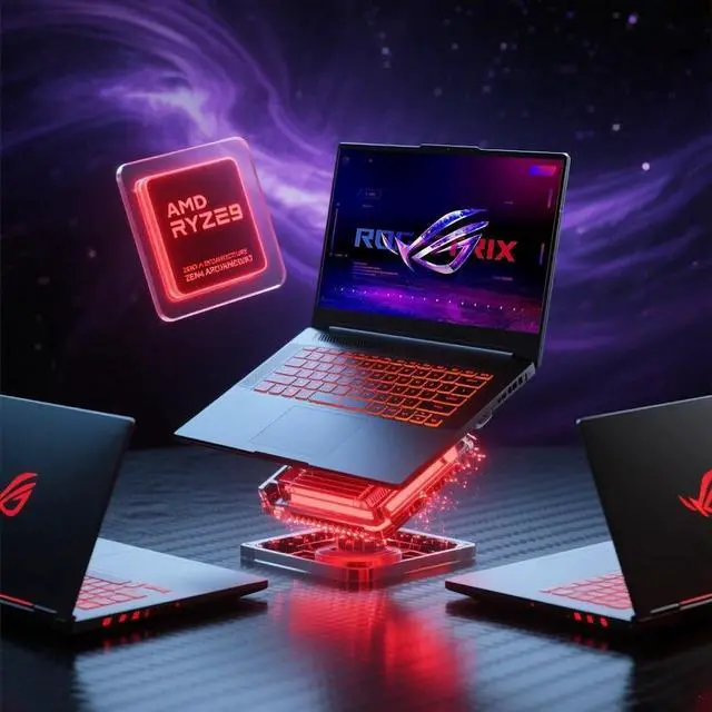 Alt view image 6 of 7 - ASUS ROG Strix G16 Gaming Laptop, 16 FHD+ 16:10 165Hz/3ms Display, NVIDIA GeForce RTX 5070 Ti 12GB DDR7, AMD Ryzen 9 8940HX, 64GB DDR5 4TB PCIe 4.0 SSD, Wi-Fi 6E, 4 Zone RGB KB, RJ-45, Win11 Pro