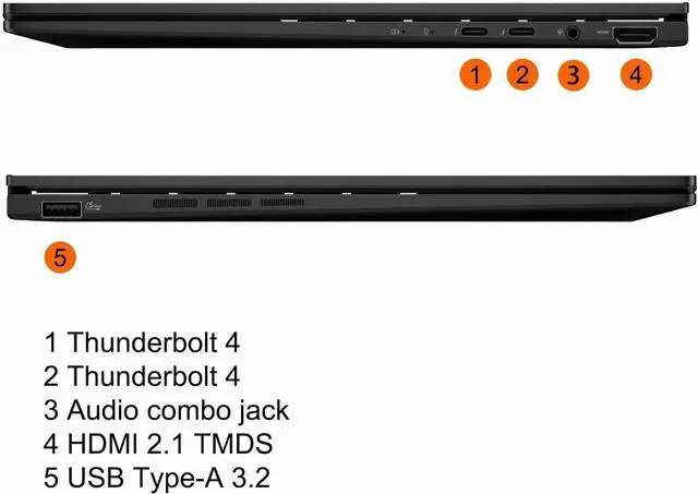 Alt view image 7 of 7 - ASUS Zenbook Business Copilot PC Laptop, 14" Touchscreen OLED FHD+ (1920 x 1200) 60Hz 500nits Display,  Intel Core Ultra 7 225H, 16GB LPDDR5 / 512GB SSD, Backlit KB, WiFi 7, Thunderbolt 4, Win 11 Pro
