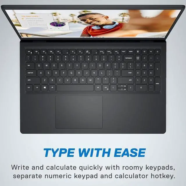 Alt view image 5 of 7 - Dell Inspiron Personal Student Laptop, 15.6" FHD Touchscreen Display, 8-Core AMD Ryzen 7 7730U (>i7-1355U), 16GB RAM / 512GB SSD, AMD Radeon Graphics, WiFi, Bluetooth, Type C, HDMI, Win11 Home