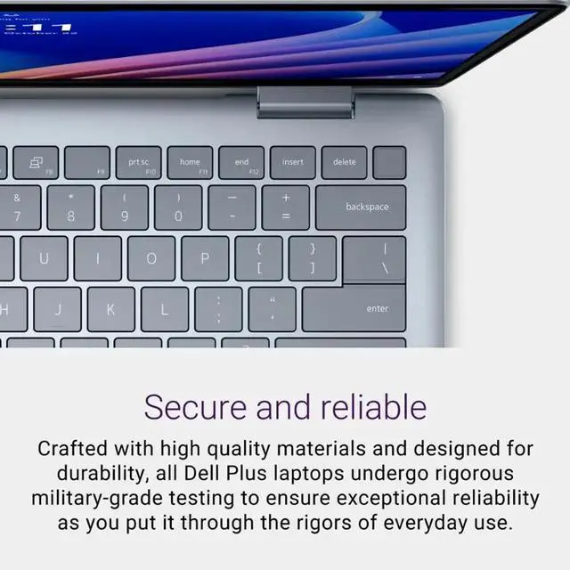 Alt view image 5 of 7 - Dell Plus 2-in-1 Business Student Laptop, 14" FHD+ Touchscreen 300 nits Display, Intel Core Ultra 7 256V(Beat i7-13700H), 16GB LPDDR5X RAM/1TB SSD, Backlit Keyboard, WiFi 7, Thunderbolt 4, Win11 Pro