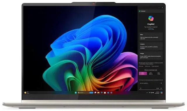 Alt view image 3 of 7 - Lenovo Yoga 7 2-in-1 AI Copilot PC Laptop, 16" 2K IPS Touchscreen 300Nits Display, AMD Ryzen AI 7 350(Up to 5.0GHz), 16GB LPDDR5X RAM 2TB SSD, Backlit KB, Fingerprint Reader, Wi-Fi 7, Win11 Pro