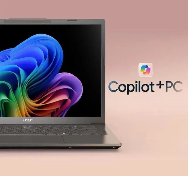 Alt view image 7 of 7 - Acer Aspire Copilot + PC AI Laptop, 14" WUXGA Touchscreen 300-Nits Display, Intel Core Ultra 7 258V(>Ultra 9 185H), Intel ARC 140V, 32GB LPDDR5X / 1TB SSD, Wi-Fi 6E, FHD Webcam, Backlit KB, Win11 Home