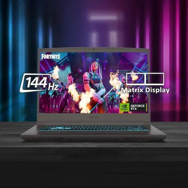 Alt view image 3 of 7 - MSI Thin A15 Gaming Laptop, 15.6" FHD 144Hz Display, Intel Core i5-13420H (Up to 4.6GHz), NVIDIA GeForce RTX 4050 GPU, 64GB RAM / 2TB SSD, Wi-Fi 6E, Bluetooth 5.3, Backlit Keyboard, Win11 Home