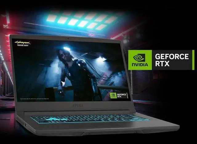 Alt view image 4 of 7 - MSI Thin A15 Gaming Laptop, 15.6" FHD 144Hz Display, Intel Core i5-13420H (Up to 4.6GHz), NVIDIA GeForce RTX 4050 GPU, 64GB RAM / 2TB SSD, Wi-Fi 6E, Bluetooth 5.3, Backlit Keyboard, Win11 Home