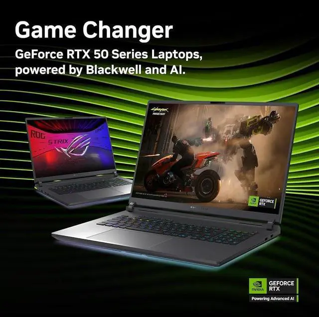Alt view image 4 of 7 - ASUS ROG Strix G18 Gaming Laptop, 18 WQXGA 240Hz Display, GeForce RTX 5060 8GB GDDR7, Intel 24-Core Ultra 9 275HX (Up to 5.4GHz), 32GB DDR5 1TB PCIe 4.0 SSD, Wi-Fi 7, 4 Zone RGB KB, RJ-45, Win11 Home