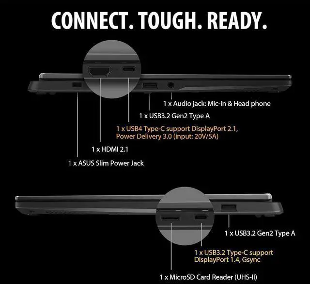 Alt view image 5 of 7 - ASUS TUF Gaming A14 Copilot PC Gaming Laptop, WQXGA 165Hz 400nits Display, AMD Ryzen AI 9 HX 370, NVIDIA GeForce RTX 4060, 16GB LPDDR5X / 1TB PCIe Gen 4.0 SSD, Wi-Fi 6E, Win11 Pro