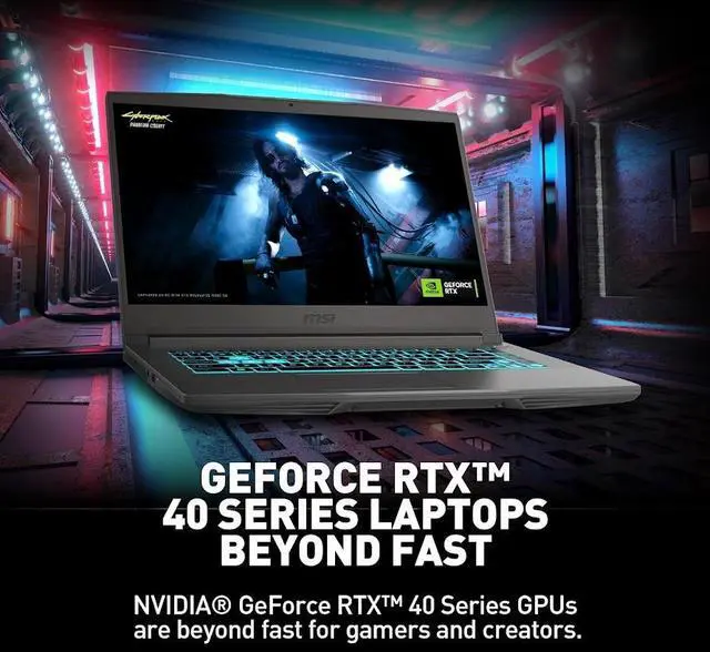 Alt view image 5 of 7 - MSI Thin Gaming Laptop, 15.6" FHD IPS 144Hz Display, Intel Core i7-13620H (Up to 4.9GHz), NVIDIA GeForce RTX 4050 6GB GDDR6, 16GB RAM / 1TB SSD, Wi-Fi 6E, Bluetooth 5.3, Backlit Keyboard, Win11 Home