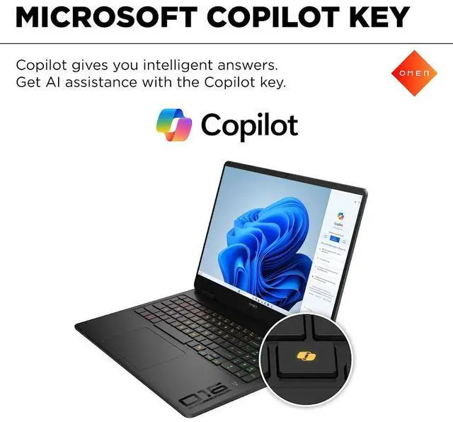 Alt view image 5 of 7 - HP OMEN 16" AI Gaming Laptop, 2K 144Hz IPS 300Nits Display, Intel Core Ultra 9 285H(>Core i9-14900HX), GeForce RTX 5070 8GB GDDR7, 32GB DDR5 1TB SSD, 4-Zone RGB Backlit KB, Wi-Fi 6E, RJ-45, Win11 Home