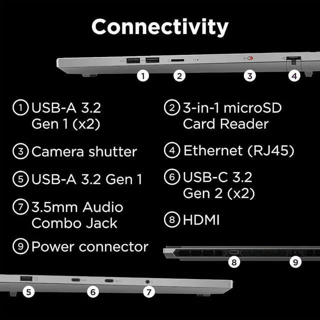 Alt view image 6 of 7 - Lenovo Legion 5i Gaming Laptop, 16" QHD IPS 240Hz 500 Nits Display, Intel 24-Core Ultra 9 275HX (>i9-14900HX), GeForce RTX 5060 8GB GDDR7, 32GB DDR5 1TB SSD, 24-Zone RGB Backlit KB, WiFi 7, Win11 Home