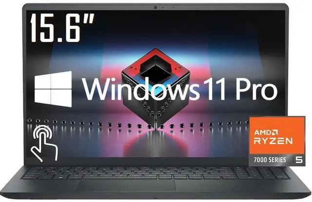 Main image of Dell Inspiron 15 Copilot PC Laptop, 15.6" FHD IPS Touchscreen 60Hz Display, AMD Ryzen 5 7530U (>Core i5-1235U), 8GB RAM / 1TB SSD, AMD Radeon Graphics, Wi-Fi 5, SD Card Reader, Win11 Pro