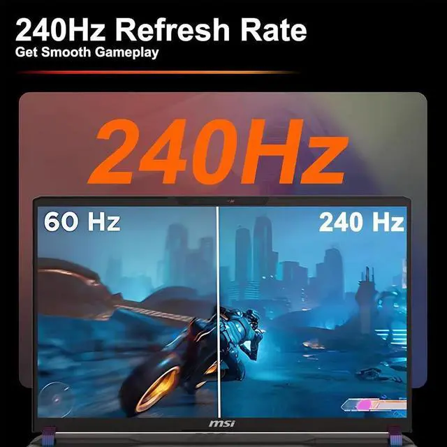 Alt view image 4 of 7 - MSI Crosshair 18 HX 18" Gaming Laptop, 18" QHD IPS 240Hz Display, Intel 24-Core Ultra 9 275HX (>i9-14900HX), GeForce RTX 5070 8GB GDDR7, 32GB DDR5 / 1TB SSD, 24-Zone RGB Backlit KB, WiFi 7, Win11 Home