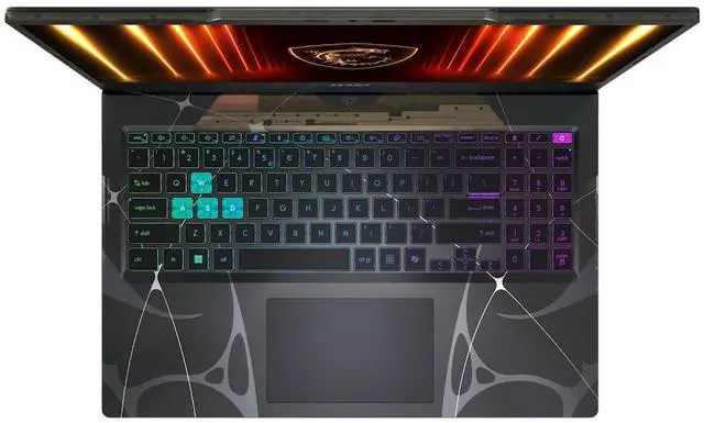Alt view image 4 of 7 - MSI Cyborg 15 Gaming Laptop, 15.6" FHD 144Hz IPS Display, Intel 10-Core 7 240H (Beat i7-13700H), GeForce RTX 5070 8GB GDDR7, 32GB DDR5 / 2TB SSD, Wi-Fi 6E, 4-Zone RGB Backlit Keyboard, Win11 Home