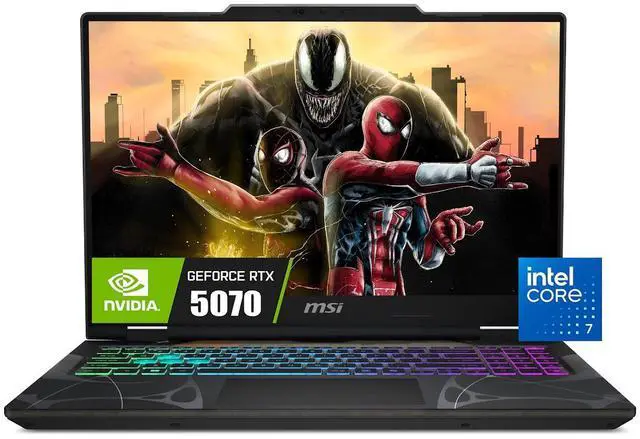 Main image of MSI Cyborg 15 Gaming Laptop, 15.6" FHD 144Hz IPS Display, Intel 10-Core 7 240H (Beat i7-13700H), GeForce RTX 5070 8GB GDDR7, 32GB DDR5 / 2TB SSD, Wi-Fi 6E, 4-Zone RGB Backlit Keyboard, Win11 Home