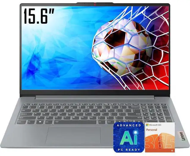 Main image of Lenovo IdeaPad Slim 3i Laptop Computer, 15.6 FHD 250 Nits Anti-glare Display, Intel Processor N150 (Up to 3.6GHz), 8GB LPDDR5 RAM / 128GB UFS, Wifi 6, Bluetooth 5.3, Microsoft 365, Win11 Home