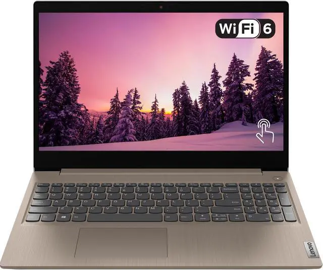 Main image of Lenovo Ideapad 3 Laptop, 15.6" HD Touchscreen, Intel Core i3-1115G4 3 GHz, 12GB DDR4 RAM, 256GB PCIe NVMe SSD, HDMI, Webcam, Wi-Fi 6, Bluetooth, Windows 11 Home 256 GB 12GB