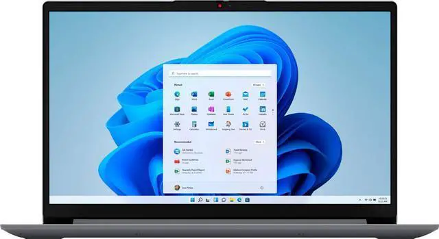 Alt view image 2 of 7 - Lenovo Ideapad 1 15.6" HD Laptop, AMD Athlon Silver 3050U 2.3 GHz (Beats i3-1005G1), 12GB LPDDR5 1TB SSD, Wi-Fi 6, Webcam, HDMI, W11H in S mode 1 TB 12GB