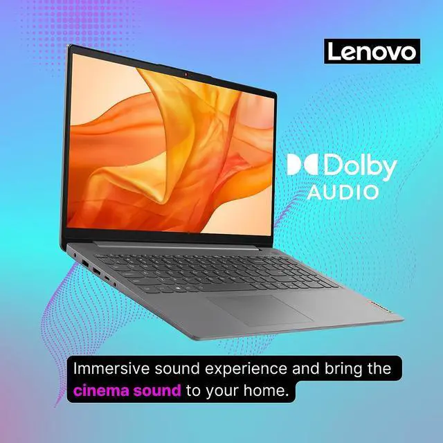 Alt view image 5 of 6 - Lenovo Ideapad 3i Laptop, 15.6 FHD Touchscreen, Core i5-1135G7(Beat i7-1065G7, Upto 4.20 GHz), Intel Iris Xe Graphics, 12GB RAM -512GB SSD, WiFi 6, Dolby Audio, Win11 Home, Grey