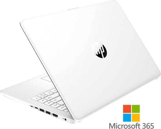 Alt view image 2 of 7 - HP Stream 14" HD Thin and Light Laptop, Intel Celeron N4120, 4GB RAM, 64GB eMMC Storage, Long Battery Life, HD Webcam, HDMI, White, Office 365 1-Year, Windows 11 Home in S Mode White 4GB