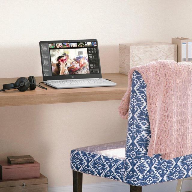 Alt view image 7 of 7 - HP Stream 14" HD Thin and Light Laptop, Intel Celeron N4120, 8GB RAM, 64GB eMMC Storage, Long Battery Life, HD Webcam, HDMI, White, Office 365 1-Year, Windows 11 Home in S Mode White 8GB