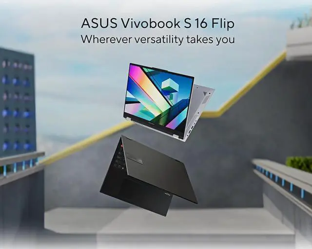 Alt view image 7 of 7 - ASUS 2024 Newest Business Vivobook S Slim 2-in-1 Laptop, 16" WUXGA Touchscreen Display, 14-Core Intel Core i9-13900H, 40GB RAM 1TB SSD, WiFi 6E, IR Camera 40GB/1TB W11H