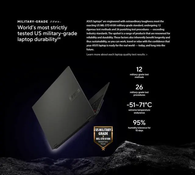 Alt view image 7 of 7 - ASUS Business Vivobook S 16 Flip Slim 2-in-1 Laptop, 16" WUXGA Touchscreen Display, 14-Core Intel Core i9-13900H, 16GB RAM 1TB SSD, WiFi 6E, Bluetooth 5.3, IR Camera 16GB/1TB W11P