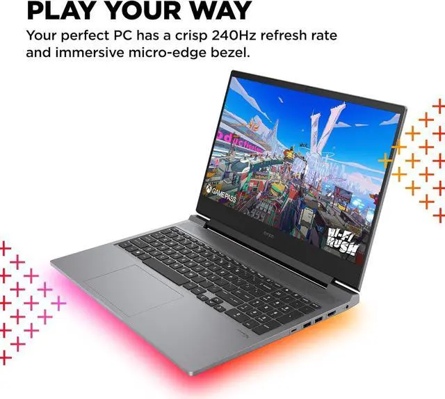 Alt view image 4 of 7 - HP OMEN Gaming Laptop, 16.1" 165Hz FHD Display, 32GB RAM 2TB SSD, Intel Core i7-14650HX(up to 5.20 GHz), GeForce RTX 4060, 1-Zone RGB Backlit KB, Wi-Fi 6, RJ-45, Windows 11 Home 32GB 2 TB PCIe