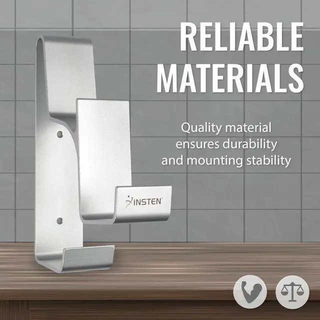 Alt view image 4 of 6 - Aluminum Wall Mount Holder Stand For Controller Headphone Gaming Accessories